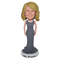 The gray woman custom bobbleheads