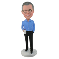 The elegant man custom bobbleheads