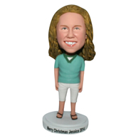 The T-shirt woman custom bobbleheads