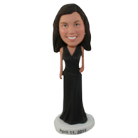 The dress woman custom bobbleheads