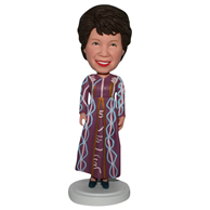 The dress woman custom bobbleheads