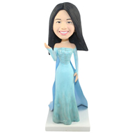 The dress woman custom bobbleheads