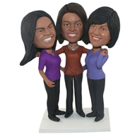 The three women custom bobbleheads