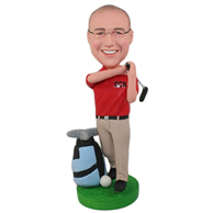 The golf man custom bobbleheads