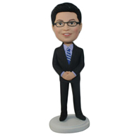 The suit man custom bobbleheads