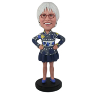 The dress woman custom bobbleheads