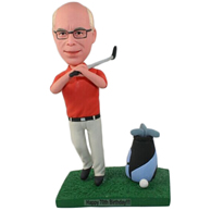 The golf man custom bobbleheads