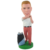 The golf man custom bobbleheads