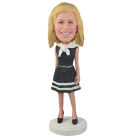 The dress woman custom bobbleheads