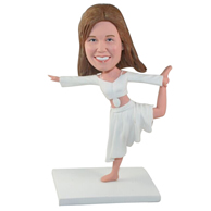 The dancing woman custom bobbleheads