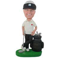 The golf man custom bobbleheads