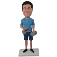 Custom the dumbbell man  bobbleheads