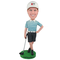 Custom  the golf man bobble heads