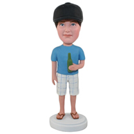 Custom the blue man  bobble heads