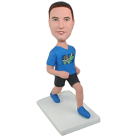 Custom the running man  bobble heads