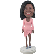 Custom  the dress woman bobble heads