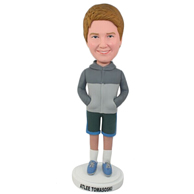 Custom the gray woman bobble heads