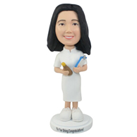 Custom the white woman  bobble heads