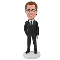 Custom  suit man  bobble heads