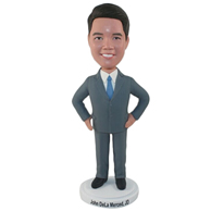 Custom  the suit man bobble heads