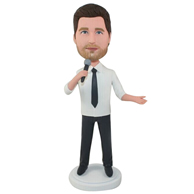 Custom  the singer man bobble heads