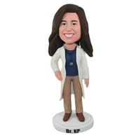 Custom  the doctor woman bobble heads