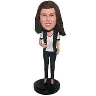 The T-shirt woman custom bobbleheads