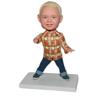 Custom  stripe man  bobble heads