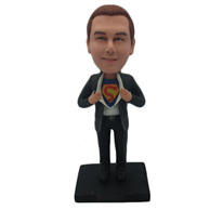 Custom superman bobbleheads