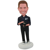 Custom  photography man bobbleheads doll