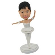 Custom  ballerina bobbleheads