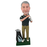 Custom  the golf man bobbleheads