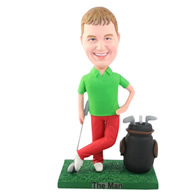 Custom the golf man  bobbleheads