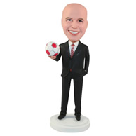 Custom the suit man  bobble heads