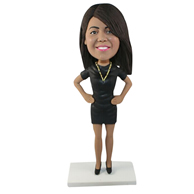 Custom  black woman bobble heads