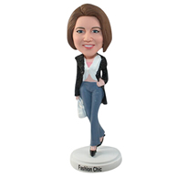 Custom fashion women bobbleheads