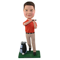 Custom the golf man  bobble heads