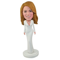 Custom the white woman bobbleheads