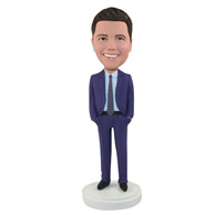 Custom the suit man  bobble heads