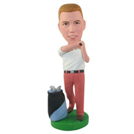 Custom the golf man  bobble heads