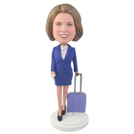 Custom the woman passengers  bobble heads