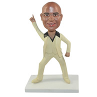 Custom the white man  bobble heads