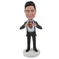 Custom  the superman bobble heads