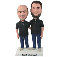 Custom the two men  bobble heads