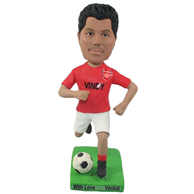 Custom the football man  bobble heads