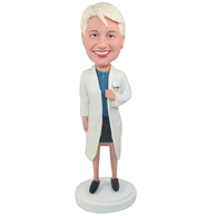 Custom the woman doctor  bobbleheads doll