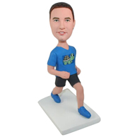 Custom the running man bobble heads