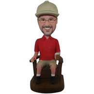 Custom the red man bobble heads