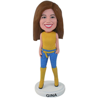 The yellow woman custom bobbleheads