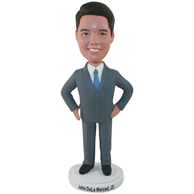 The suit man custom bobbleheads